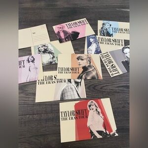 ERAS tour VIP Taylor swift postcards & sticker